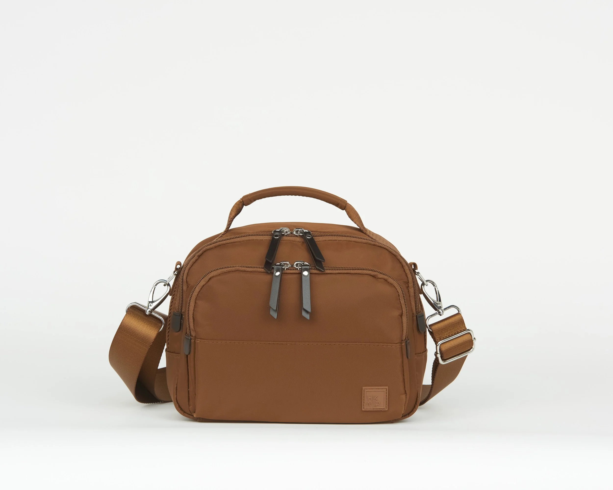 バッグ KJP THE CLASS ACT ZIP FRONT CROSSBODY - METALLIC ROSE GOLD — IHKWIP